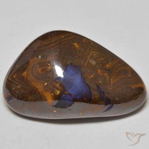 25.69ct Naturale Multicolore Opale masso, Taglio a fantasia, Opaco