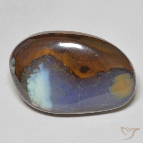 18.42ct Naturale Multicolore Opale masso, Taglio a fantasia, Opaco