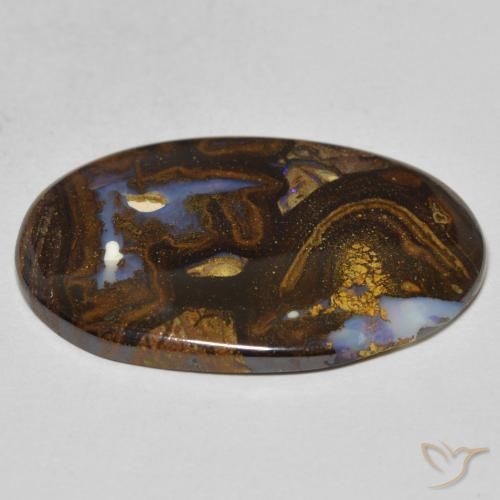 Opale masso Multicolore naturale da 12.31 ct, Ovale, Opaco