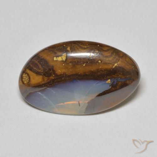 5.77ct Naturale Multicolore Opale masso, Taglio a fantasia, Traslucido