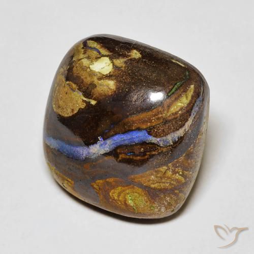 Opale masso Multicolore naturale da 12.62 ct, Cuscino, Opaco