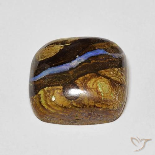Opale masso Multicolore naturale da 12.62 ct, Cuscino, Opaco