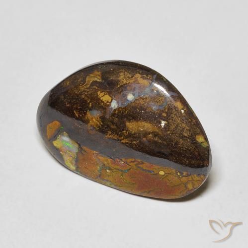 Opale masso Multicolore naturale da 5.29 ct, Taglio a fantasia, Opaco