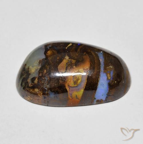 Opale masso Multicolore naturale da 11.23 ct, Taglio a fantasia, Opaco