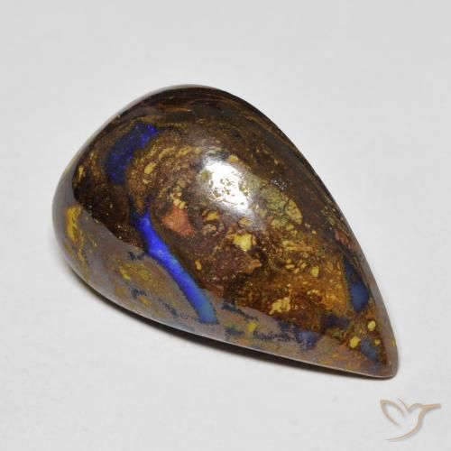 Opale boulder naturale multicolore da 20,30 ct, forma fantasia, opaco