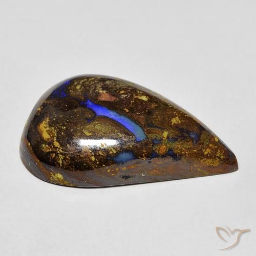Opale boulder naturale multicolore da 20,30 ct, forma fantasia, opaco