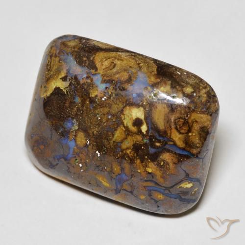 Opale masso Multicolore naturale da 20.10 ct, Cuscino, Opaco