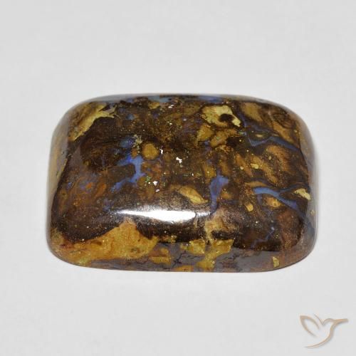 Opale masso Multicolore naturale da 20.10 ct, Cuscino, Opaco