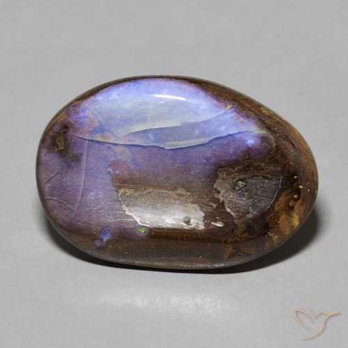 10.02ct Naturale Multicolore Opale masso, Ovale, Opaco