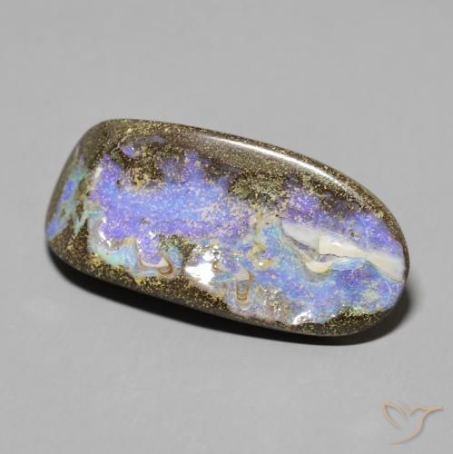Opale masso Multicolore naturale da 27.72 ct, Taglio a fantasia, Opaco