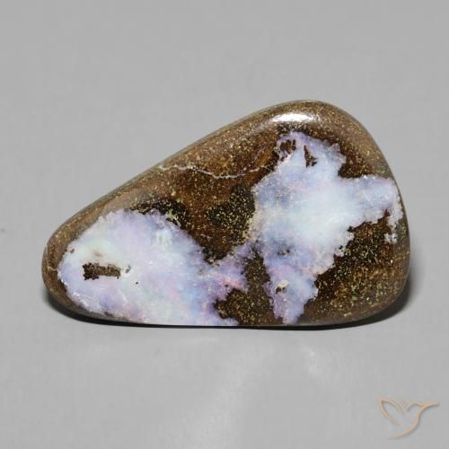 12.00ct Naturale Multicolore Opale masso, Taglio a fantasia, Opaco