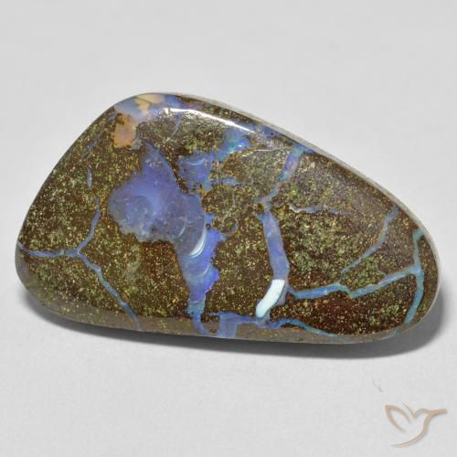 Opale masso Multicolore naturale da 22.81 ct, Taglio a fantasia, Opaco