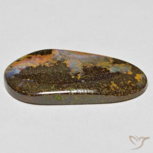 Opale masso Multicolore naturale da 16.59 ct, Taglio a fantasia, Opaco