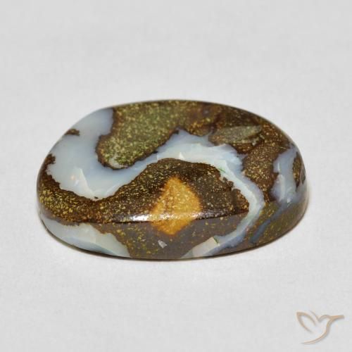 Opale masso Multicolore naturale da 8.60 ct, Taglio a fantasia, Opaco