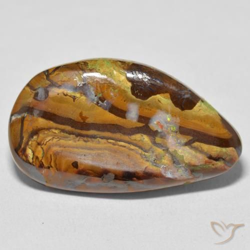 16.75ct Naturale Multicolore Opale masso, Taglio a fantasia, Opaco