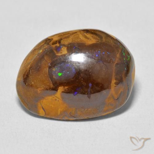 7.75ct Naturale Multicolore Opale masso, Taglio a fantasia, Opaco