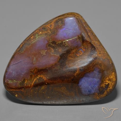 58.43ct Naturale Multicolore Opale masso, Taglio a fantasia, Opaco