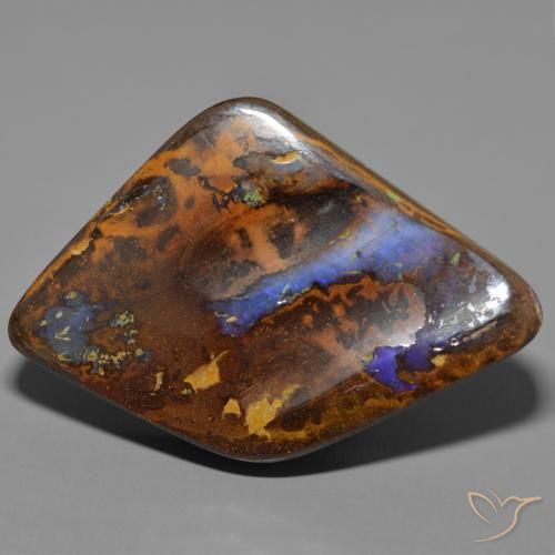 75.33ct Naturale Multicolore Opale masso, Taglio a fantasia, Opaco