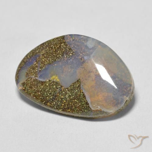 Opale masso Multicolore naturale da 7.00 ct, Taglio a fantasia, Opaco