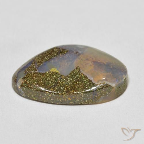 Opale masso Multicolore naturale da 7.00 ct, Taglio a fantasia, Opaco