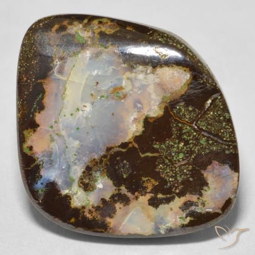 10.68ct Naturale Multicolore Opale masso, Taglio a fantasia, Opaco