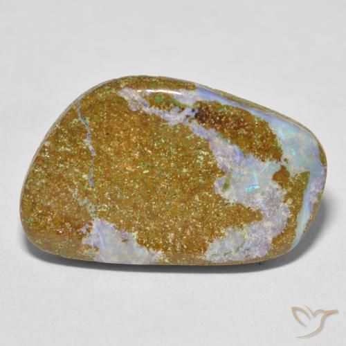 10.71ct Naturale Multicolore Opale masso, Taglio a fantasia, Opaco
