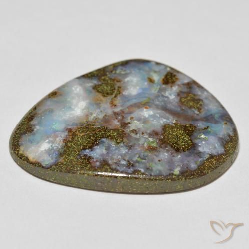 Opale masso Multicolore naturale da 42.56 ct, Taglio a fantasia, Opaco