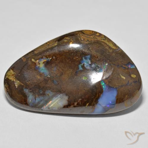 64.32ct Naturale Multicolore Opale masso, Taglio a fantasia, Opaco