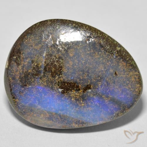 21.73ct Naturale Multicolore Opale masso, Taglio a fantasia, Opaco