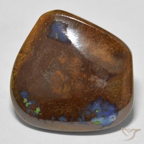 21.08ct Naturale Multicolore Opale masso, Taglio a fantasia, Opaco