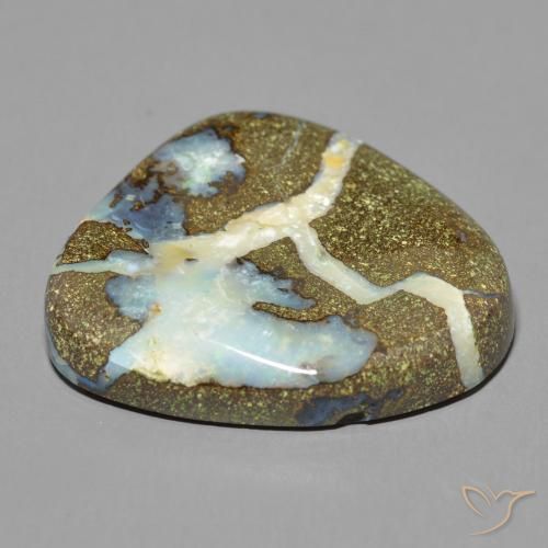 Opale masso Multicolore naturale da 27.89 ct, Taglio a fantasia, Opaco