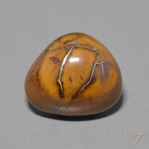 5.11ct Naturale Multicolore Opale masso, Taglio a fantasia, Opaco