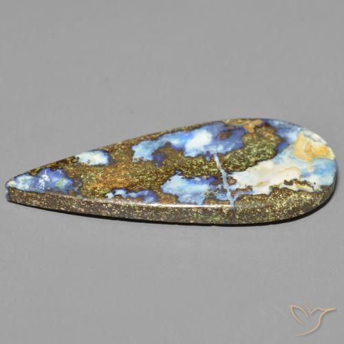 Opale masso Multicolore naturale da 15.73 ct, Forma a pera, Opaco