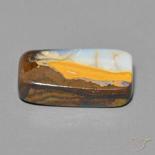 Opale masso Multicolore naturale da 9.18 ct, Cuscino, Opaco
