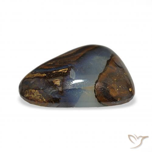 Opale masso Multicolore naturale da 11.09 ct, Taglio trillion, Traslucido