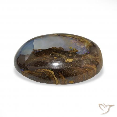 Opale masso Multicolore naturale da 22.64 ct, Ovale, Opaco