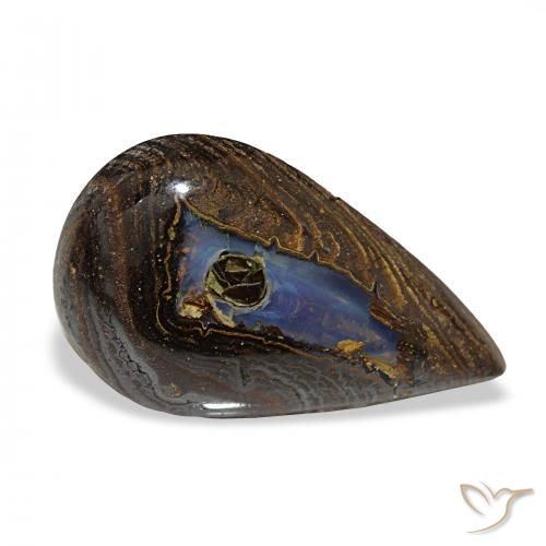 Opale masso Multicolore naturale da 8.90 ct, Forma a pera, Opaco