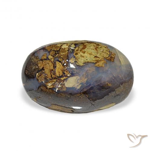 5.70ct Multicolore Opale masso, Ovale, Opaco