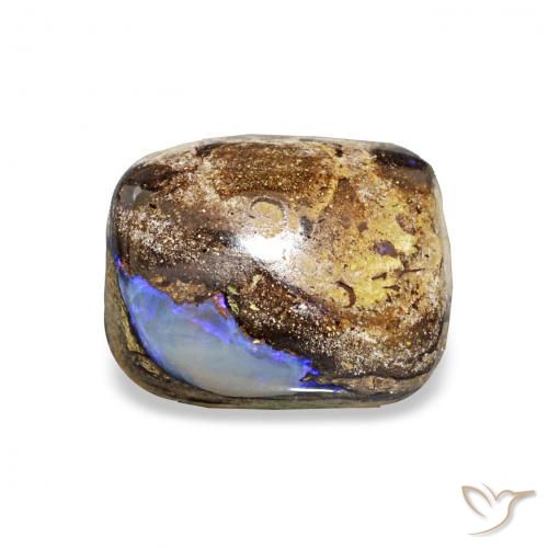 Opale masso Multicolore naturale da 3.16 ct, Cuscino, Opaco