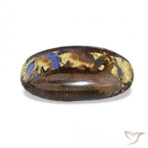 Opale masso Multicolore naturale da 5.40 ct, Ovale, Opaco