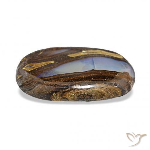 Opale masso Multicolore naturale da 6.73 ct, Taglio ovale, Opaco