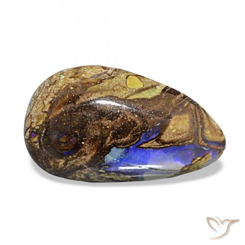 Opale masso Multicolore naturale da 5.27 ct, Taglio a fantasia, Opaco