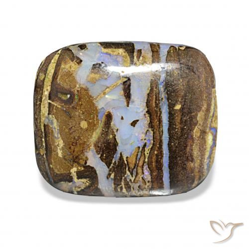 8.55ct Multicolore Opale masso Pietre preziose, Cuscino, Opaco