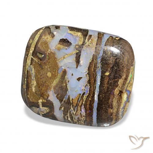 Opale masso Multicolore naturale da 8.55 ct, Cuscino, Opaco