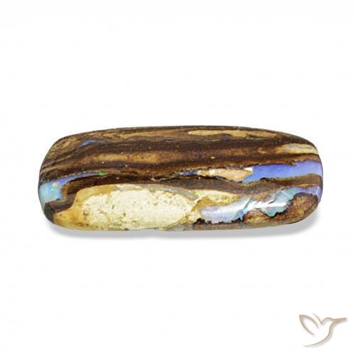 Opale masso Multicolore naturale da 4.57 ct, Cuscino, Opaco