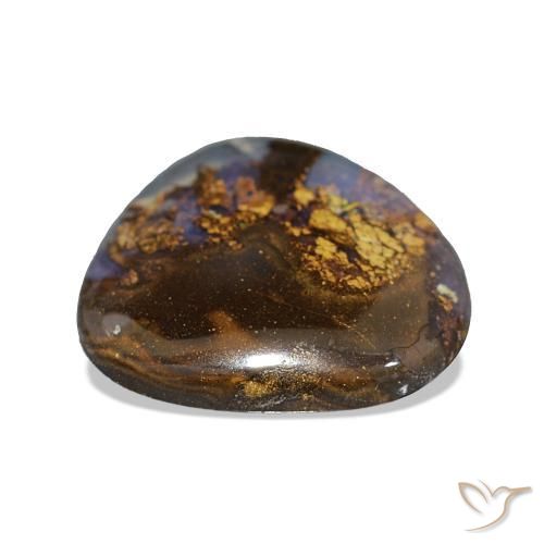 Opale masso Multicolore naturale da 3.70 ct, Taglio a fantasia, Opaco