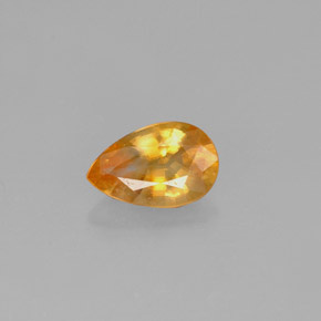 Calcite Arancione naturale da 0.52 ct, Forma a pera, VS