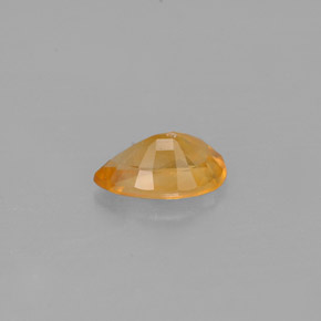 Calcite Arancione naturale da 0.52 ct, Forma a pera, VS