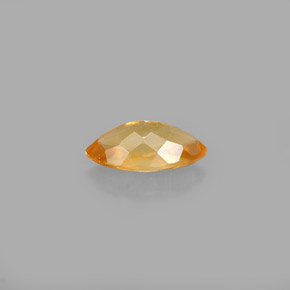 Calcite naturale arancione da 0,60 ct, marchesa, VVS-VS