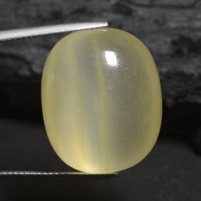 Calcite Color crema naturale da 43.30 ct, Taglio a cuscino, Traslucido